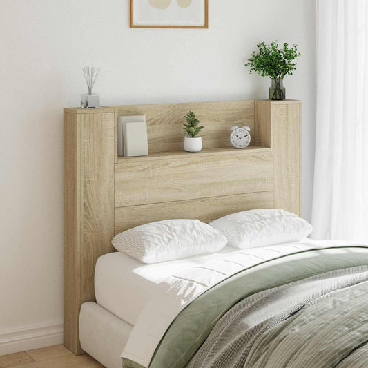 Hovedgærde Kabinet Med Led Sonoma 120 X 16,5 X 103,5 Cm - Hovedbillede