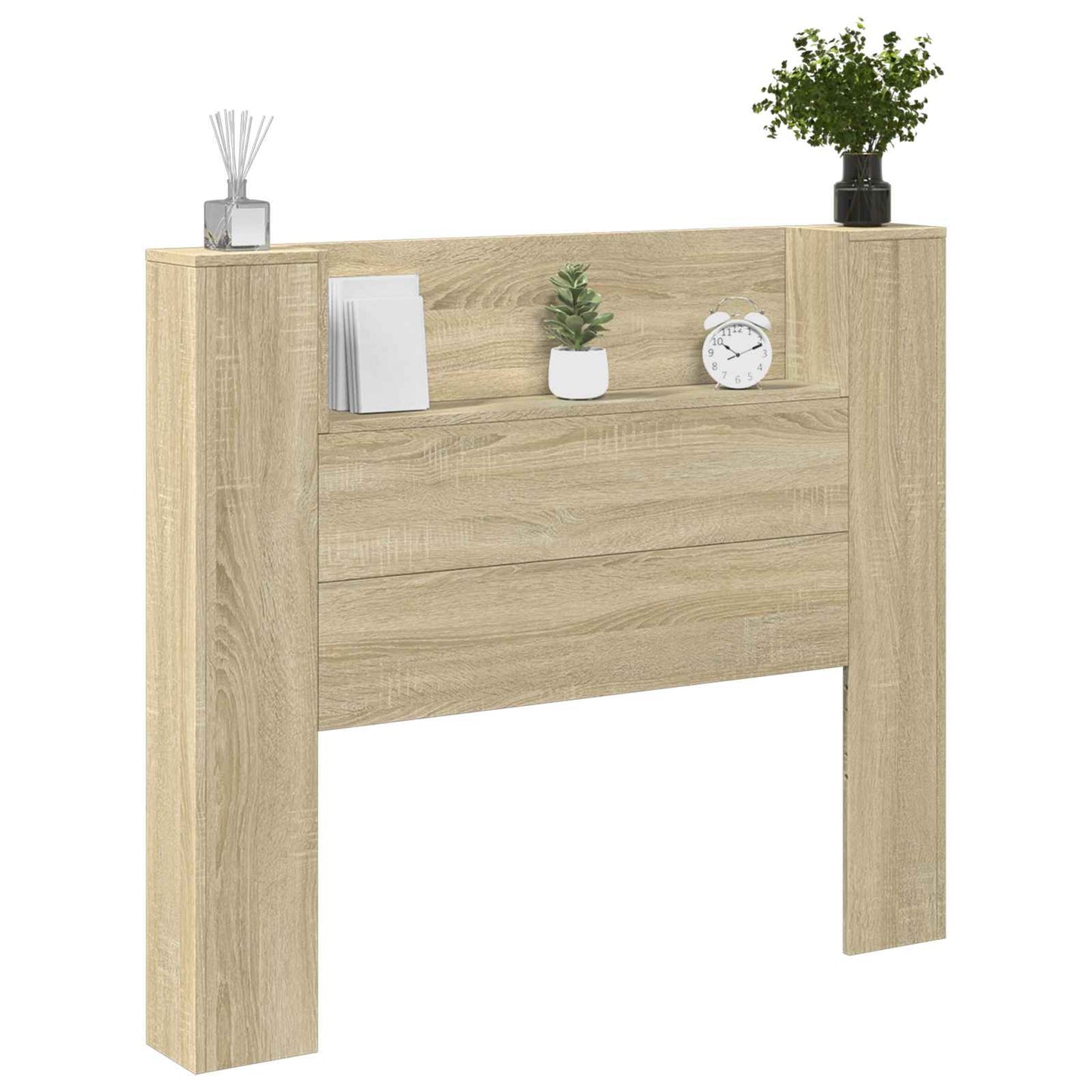 Hovedgærde Kabinet Med Led Sonoma 120 X 16,5 X 103,5 Cm - Billede 3