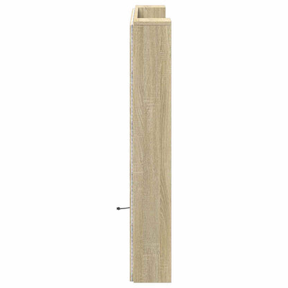 Hovedgærde Kabinet Med Led Sonoma 120 X 16,5 X 103,5 Cm - Billede 6