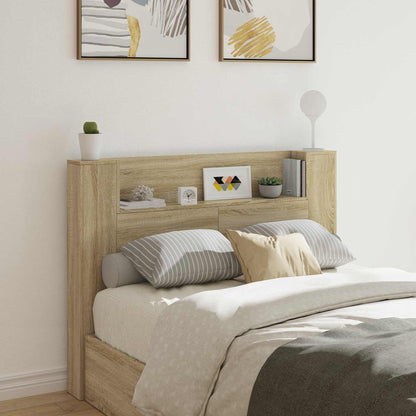 Hovedgærde Kabinet Med Led Sonoma 120 X 16,5 X 103,5 Cm