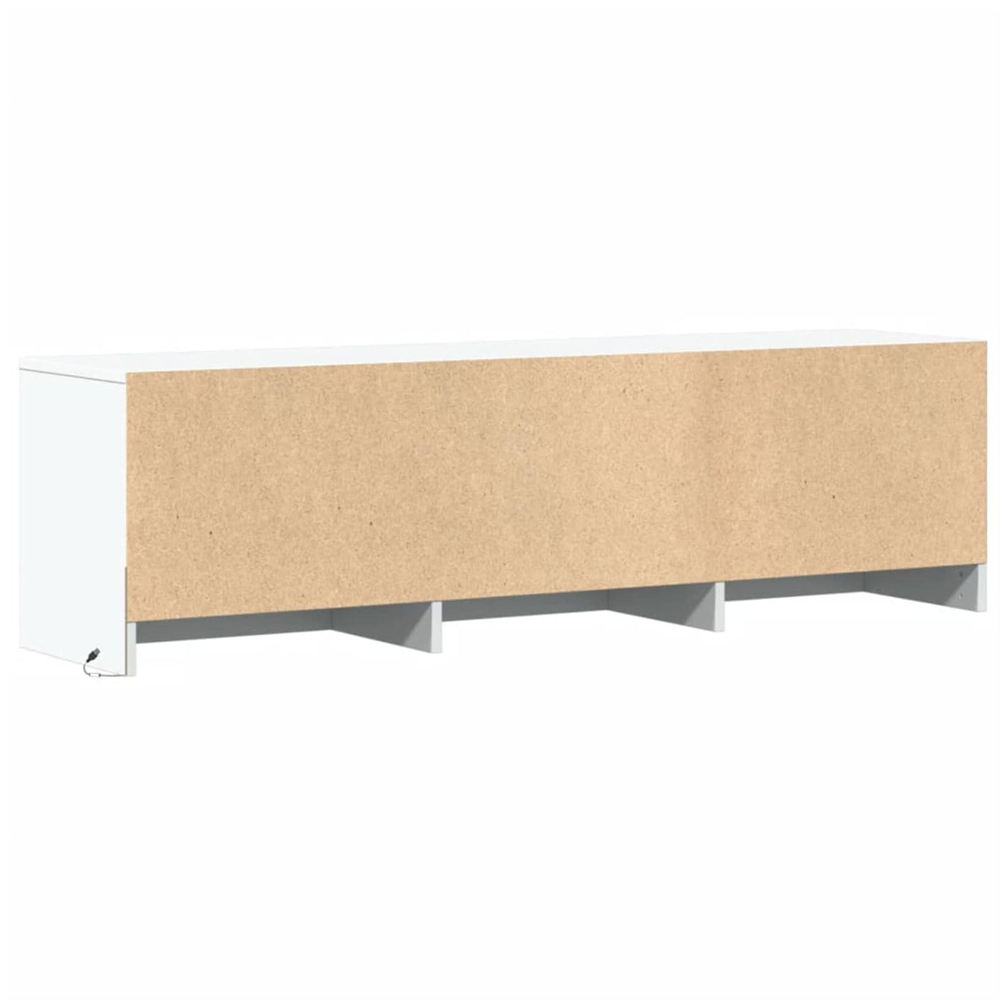 Tv-skab Med Led 140 X 34 X 40 Cm Konstrueret Træ - Billede 7