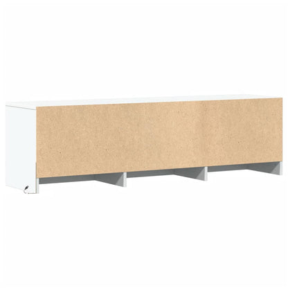 Tv-skab Med Led 140 X 34 X 40 Cm Konstrueret Træ - Billede 7