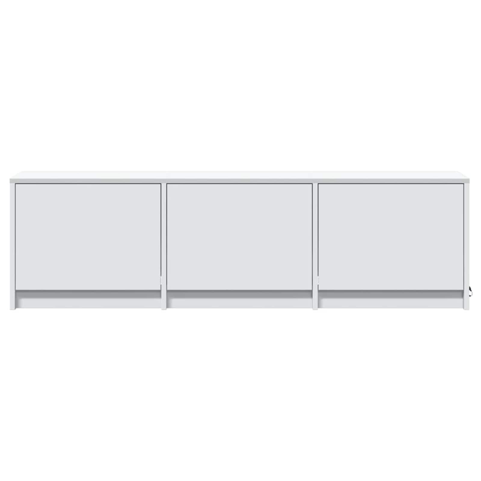 Tv-skab Med Led 140 X 34 X 40 Cm Konstrueret Træ - Billede 5