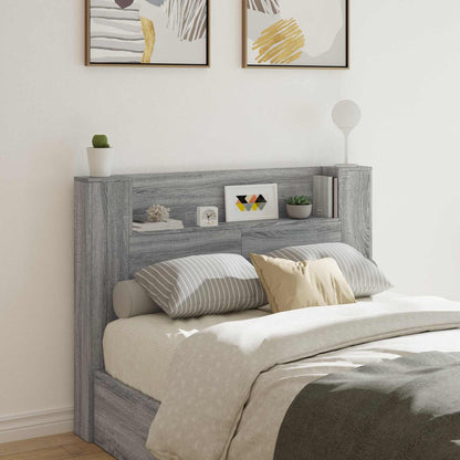 Hovedgærde Kabinet Med Led Sonoma 120 X 16,5 X 103,5 Cm