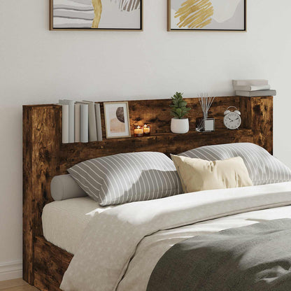 Hovedgærde Kabinet Med Led Sonoma 120 X 16,5 X 103,5 Cm