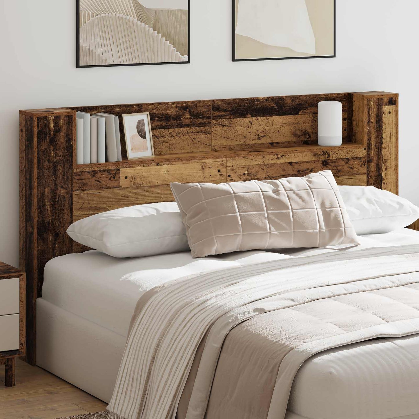 Hovedgærde Kabinet Med Led Sonoma 120 X 16,5 X 103,5 Cm