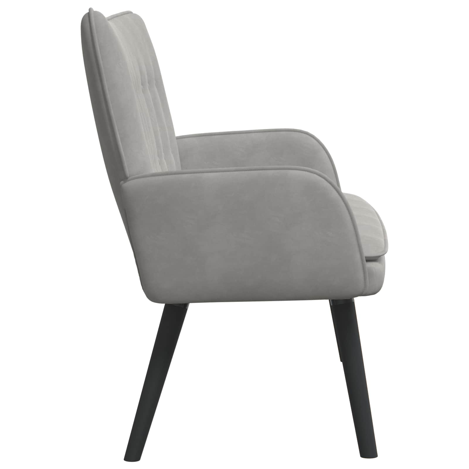 To-personers Sofa 115 X 61 X 87 Cm Fløjl - Billede 5