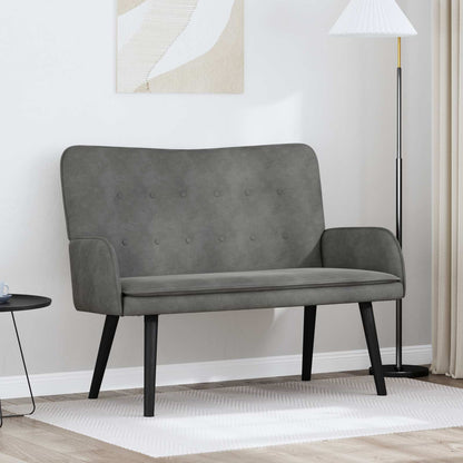 To-personers Sofa 115 X 61 X 87 Cm Fløjl
