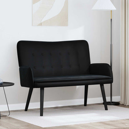 To-personers Sofa 115 X 61 X 87 Cm Fløjl