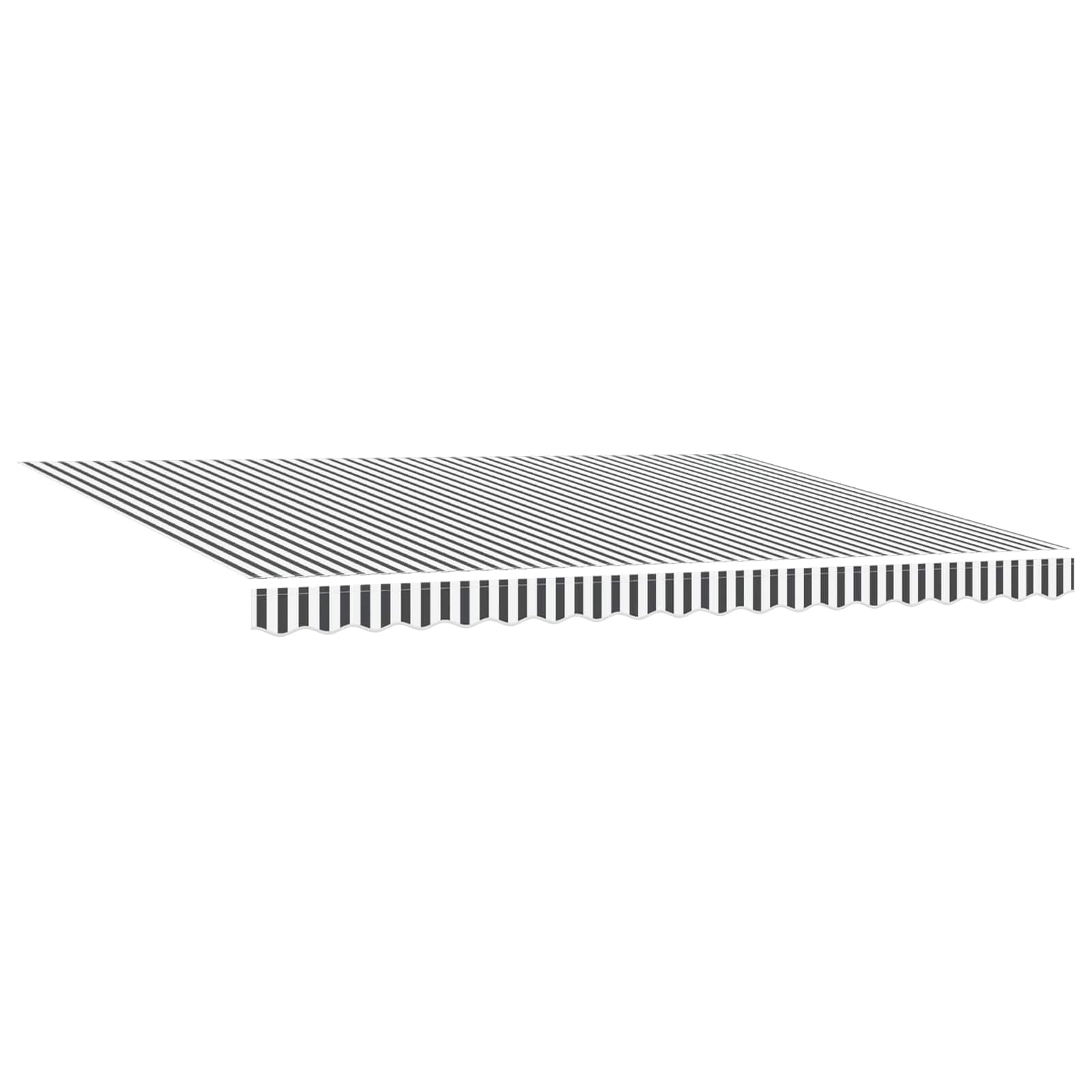 Manuel Markise-ramme Med Led-lys Anthracit Og 4 × 3,5 M - Billede 5