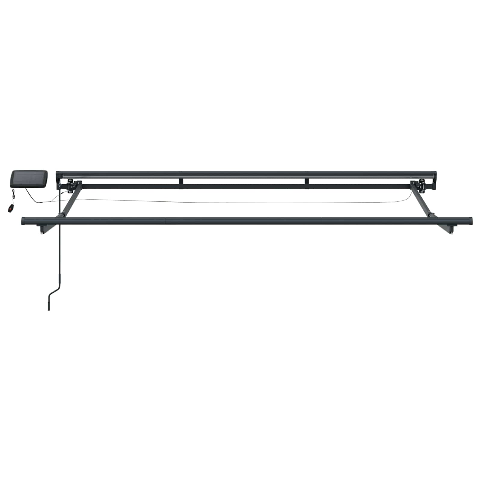 Manuel Markise-ramme Med Led-lys 3 X 2,5 M - Billede 7