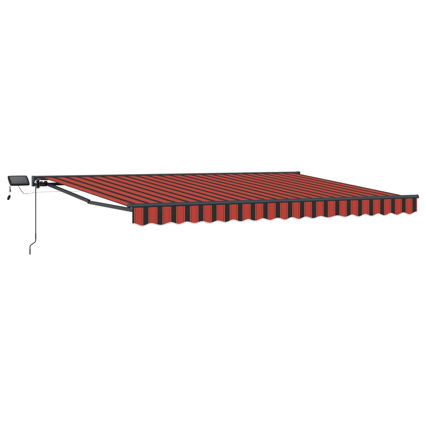 Manuel Markise-ramme Med Led-lys 4 × 3 M - Billede 2