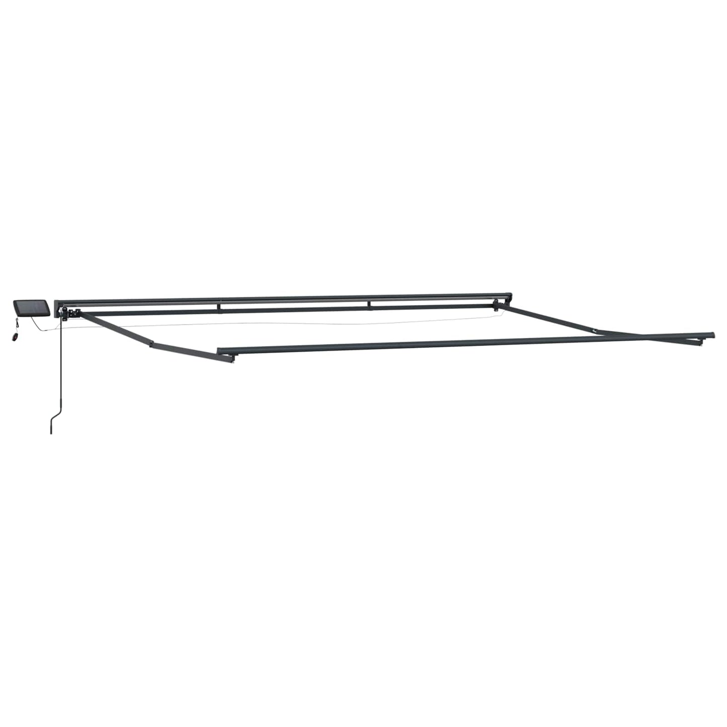 Manuel Markise-ramme Med Led-lys 4 × 3 M - Billede 4