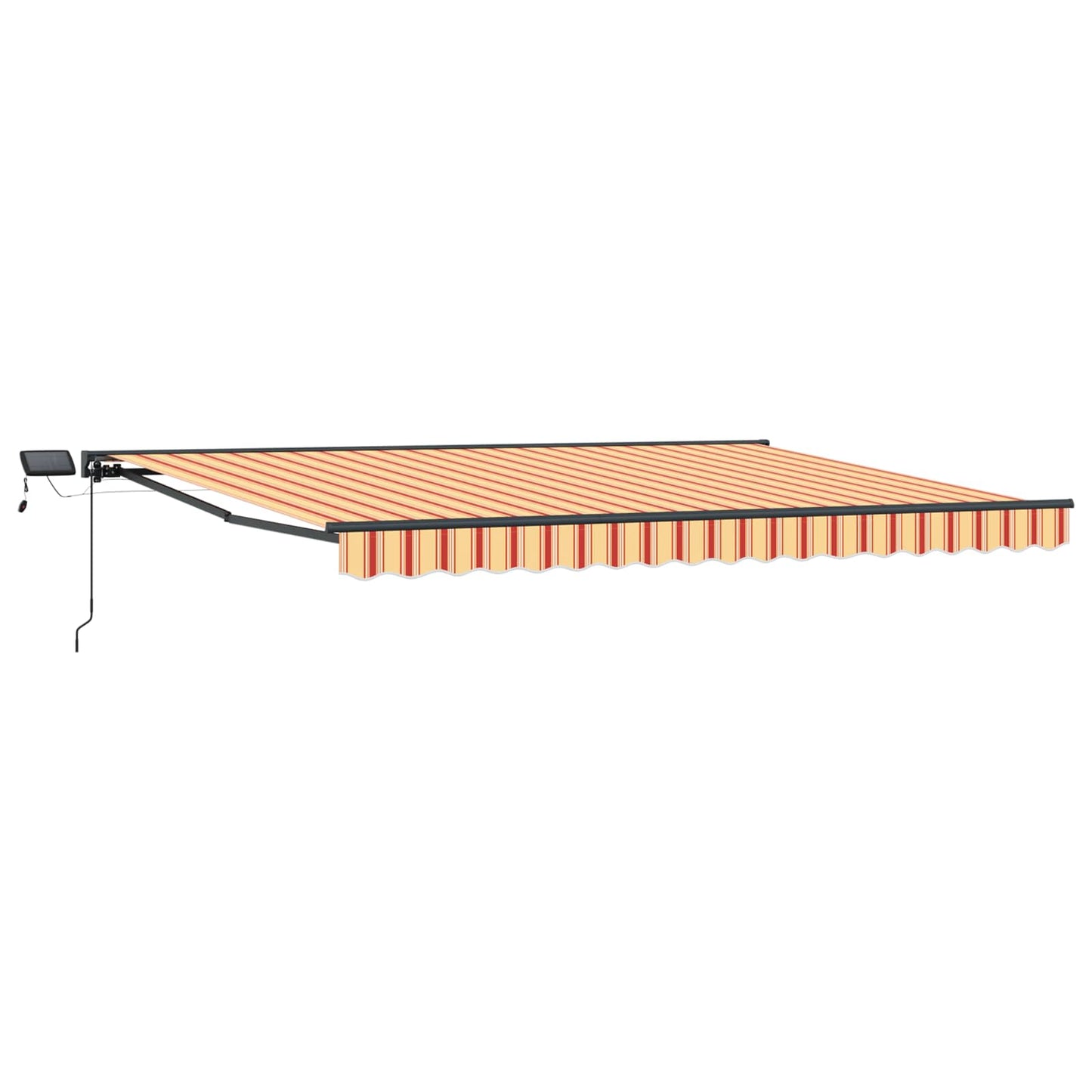 Manuel Markise-ramme Med Led-lys 4 × 3 M - Hovedbillede