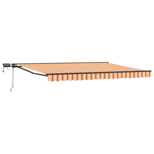 Manuel Markise-ramme Med Led-lys 4 × 3 M - Hovedbillede