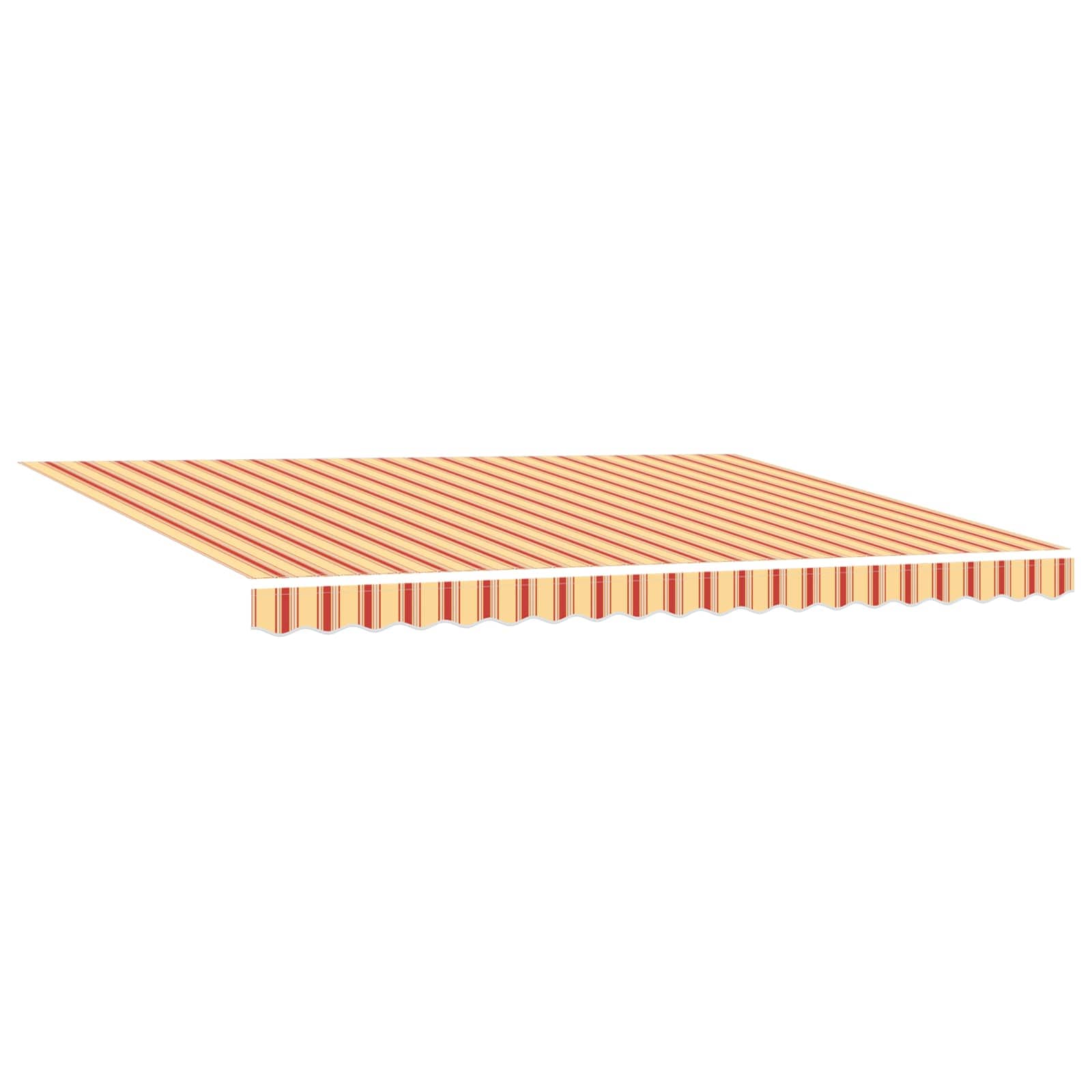 Manuel Markise-ramme Med Led-lys 4 × 3 M - Billede 3