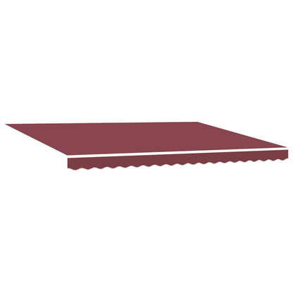 Manuel Markise-ramme Med Led-lys Bordeaux 4,5 × 3 M - Billede 3