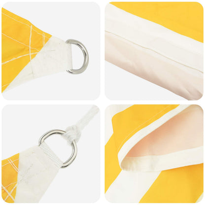 Solskygge Sejl Og Hvid 3 X 4 X 5 M 100% Polyester Oxford - Billede 4