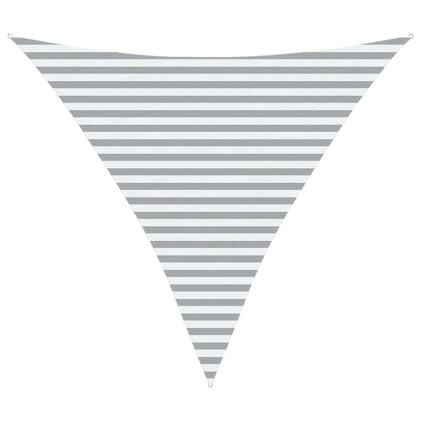 Solskygge Sejl Lys Grå Og Hvid 3,6 X 3,6 X 3,6 M - Billede 2