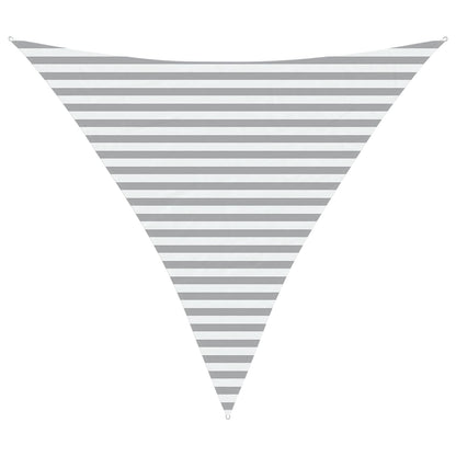Solskygge Sejl Lys Grå Og Hvid 3,6 X 3,6 X 3,6 M - Billede 2