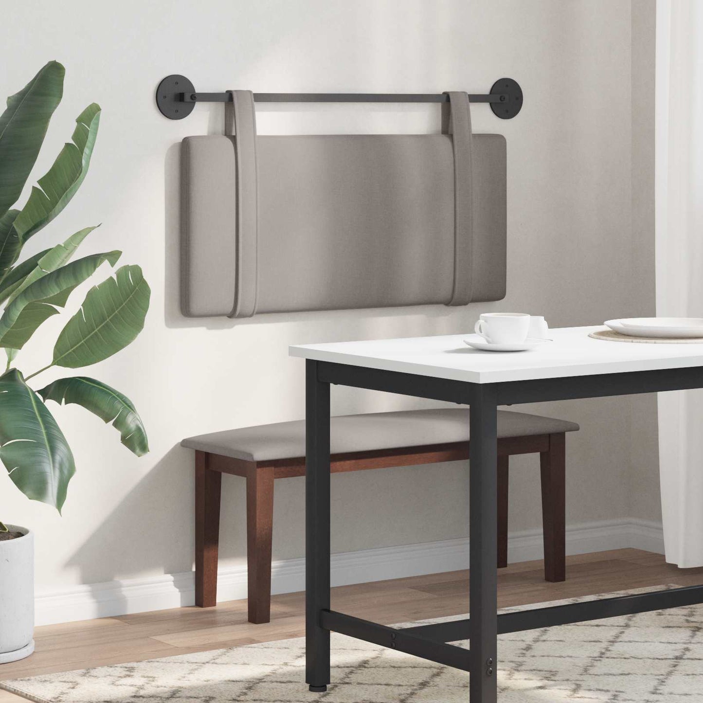 Hængende Hovedgavl Vægmonteret 100 X 55 X 5 Cm Stof - Billede 4