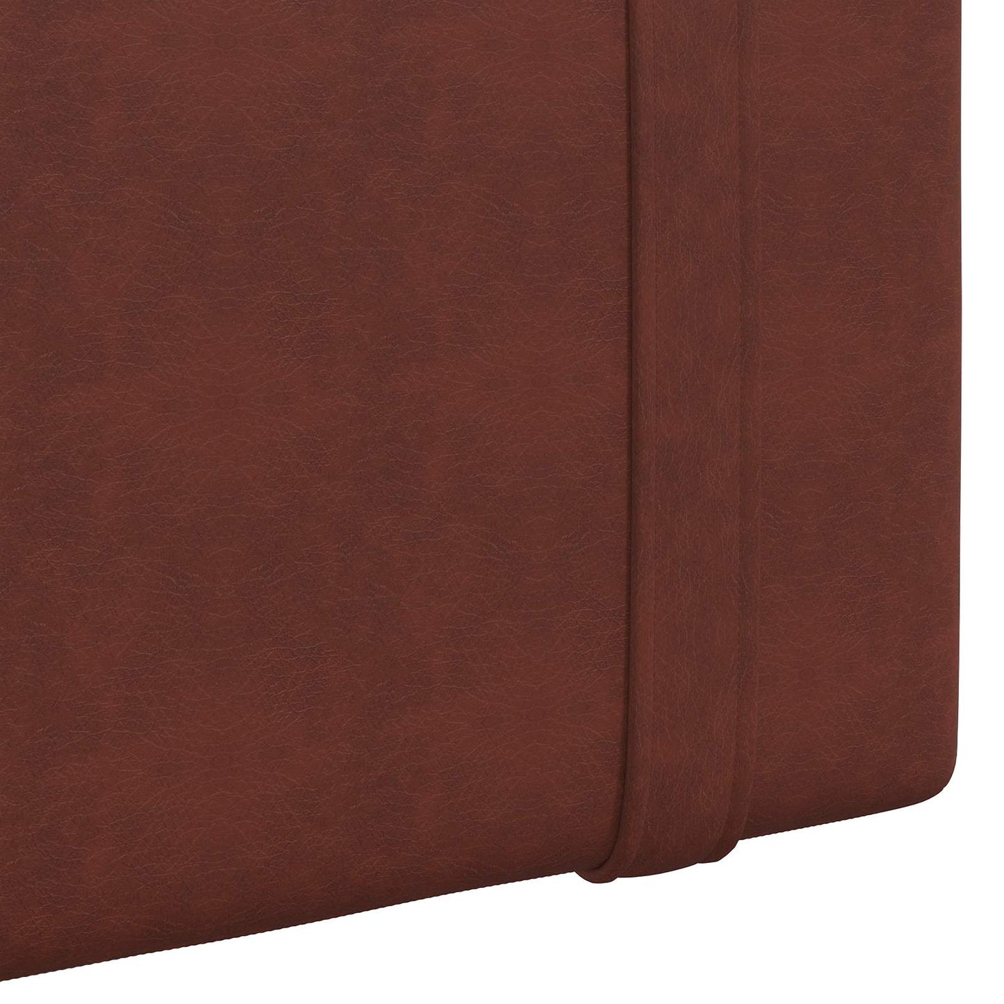 Hængende Hovedgavl Skinnende 100 X 55 X 5 Cm Antik Pu - Billede 8