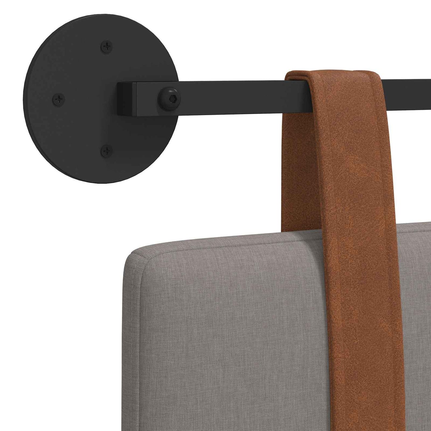 Hængende Hovedgavl Vægmonteret 100 X 55 X 5 Cm Antik Pu - Billede 9