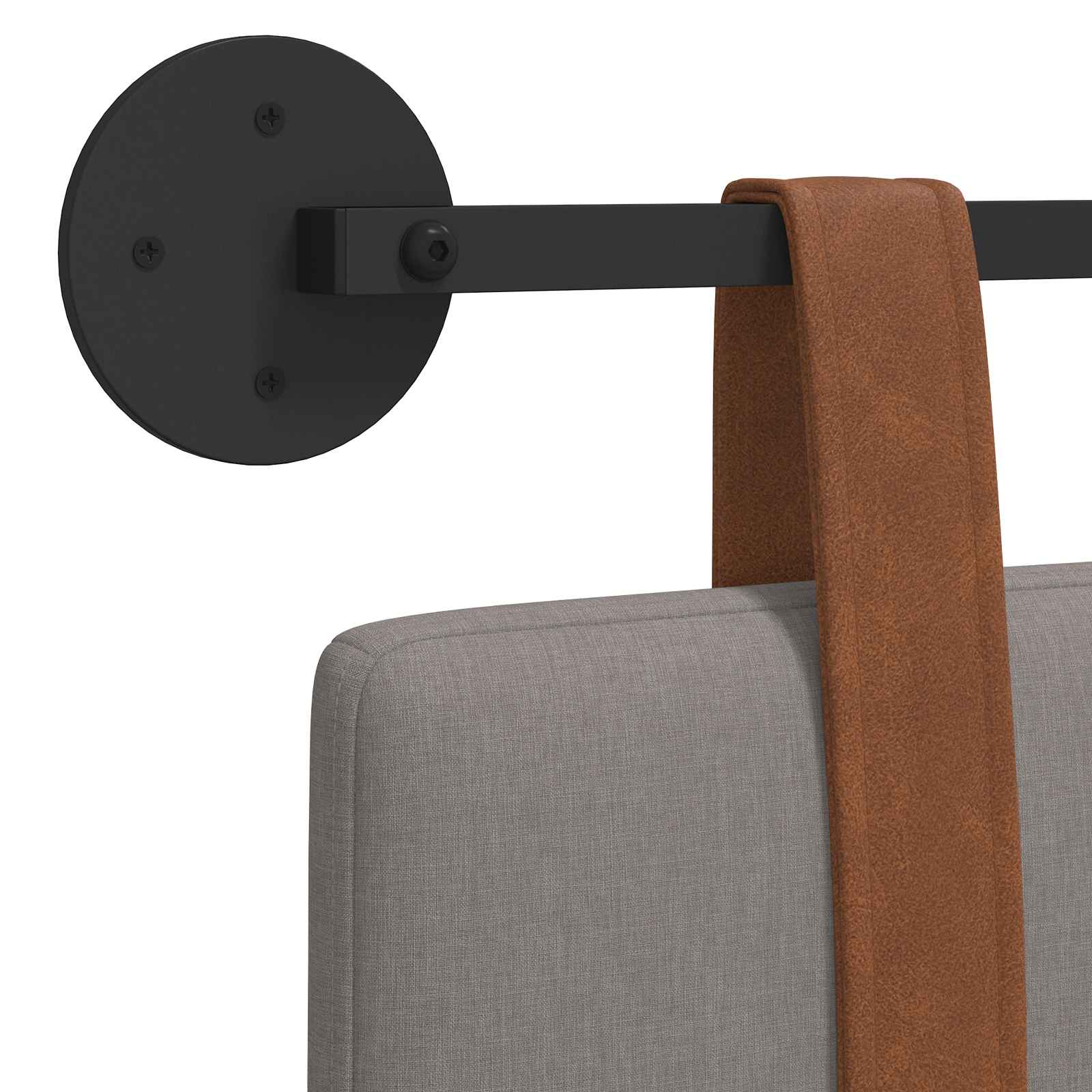 Hængende Hovedgavl Vægmonteret 100 X 55 X 5 Cm Antik Pu - Billede 9