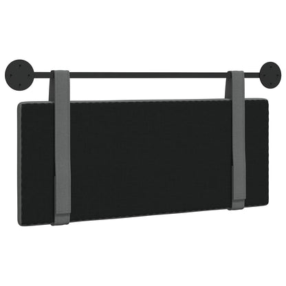 Hængende Hovedgavl Vægmonteret Mørkegrå 110 X 55 X 5 Cm Stof - Billede 7