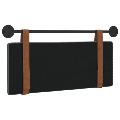 Hængende Hovedgavl Ensfarvet Mørkegrå 110 X 55 X 5 Cm Antik Pu - Billede 7