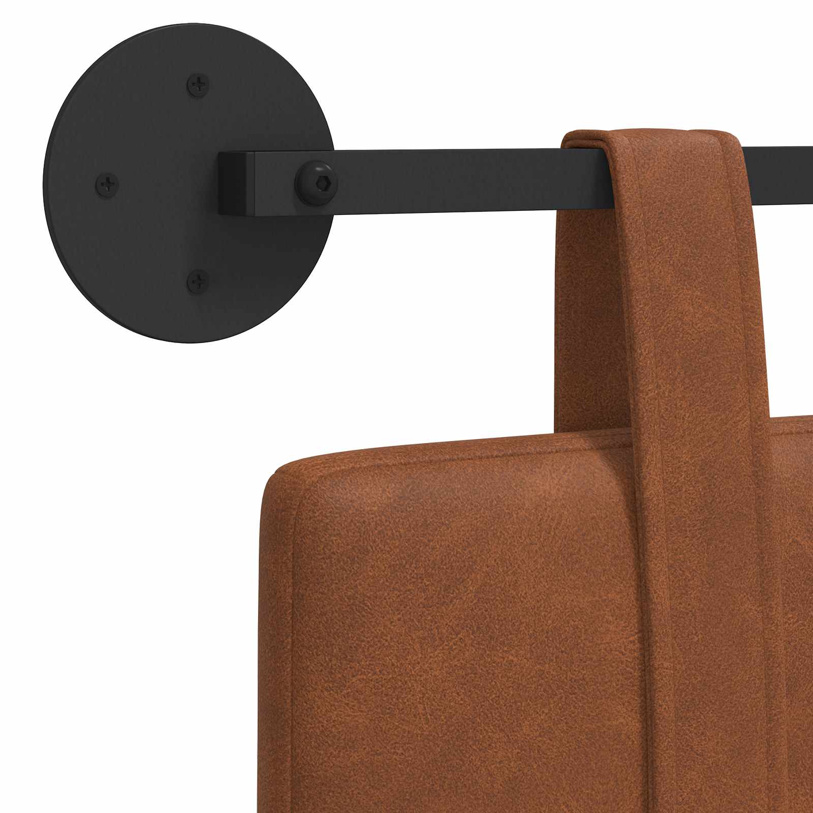 Hængende Hovedgavl Vægmonteret 130 X 55 X 5 Cm Antik Pu - Billede 9