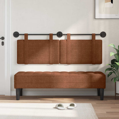 Hængende Hovedgavl Vægmonteret 130 X 55 X 5 Cm Antik Pu - Billede 3