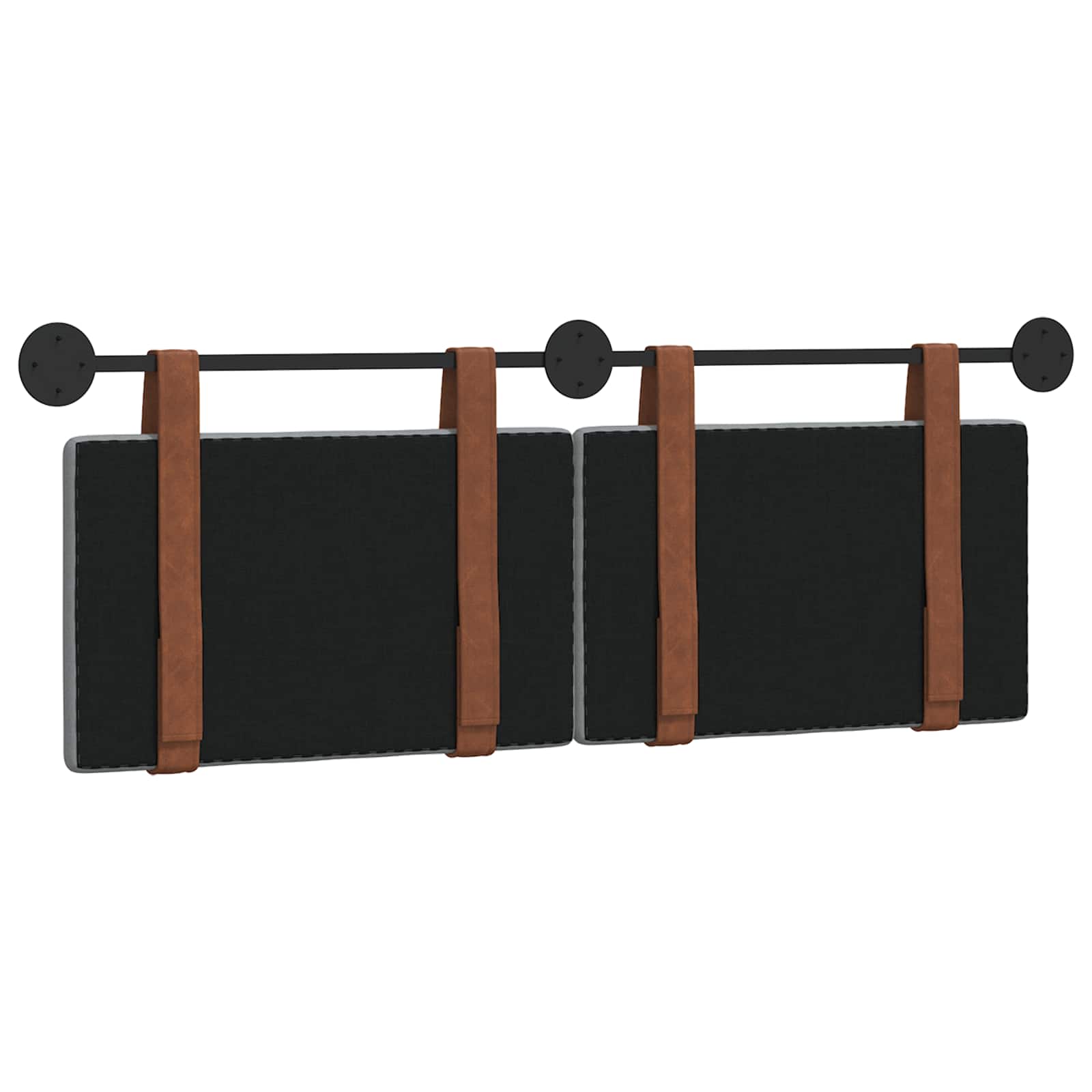 Hængende Hovedgavl Vægmonteret 130 X 55 X 5 Cm Antik Pu - Billede 7