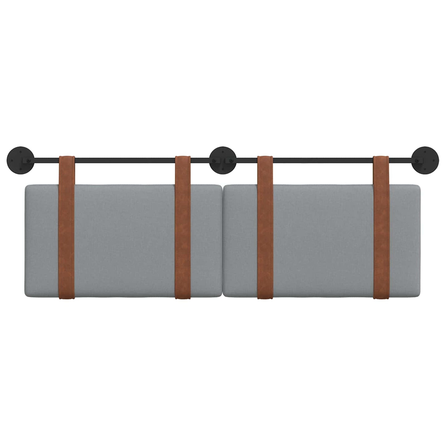 Hængende Hovedgavl Vægmonteret 130 X 55 X 5 Cm Antik Pu - Billede 5
