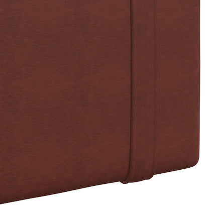 Hængende Hovedgavl Skinnende 150 X 55 X 5 Cm Antik Pu - Billede 8