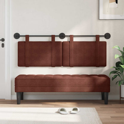Hængende Hovedgavl Skinnende 150 X 55 X 5 Cm Antik Pu - Billede 3