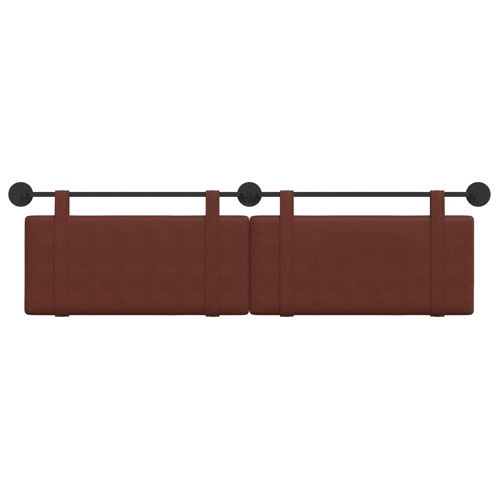Hængende Hovedgavl Skinnende 170 X 55 X 5 Cm Antik Pu - Billede 5