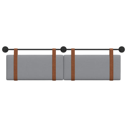 Hængende Hovedgavl Vægmonteret 170 X 55 X 5 Cm Antik Pu - Billede 5