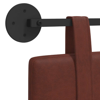 Hængende Hovedgavl Skinnende 190 X 55 X 5 Cm Antik Pu - Billede 9