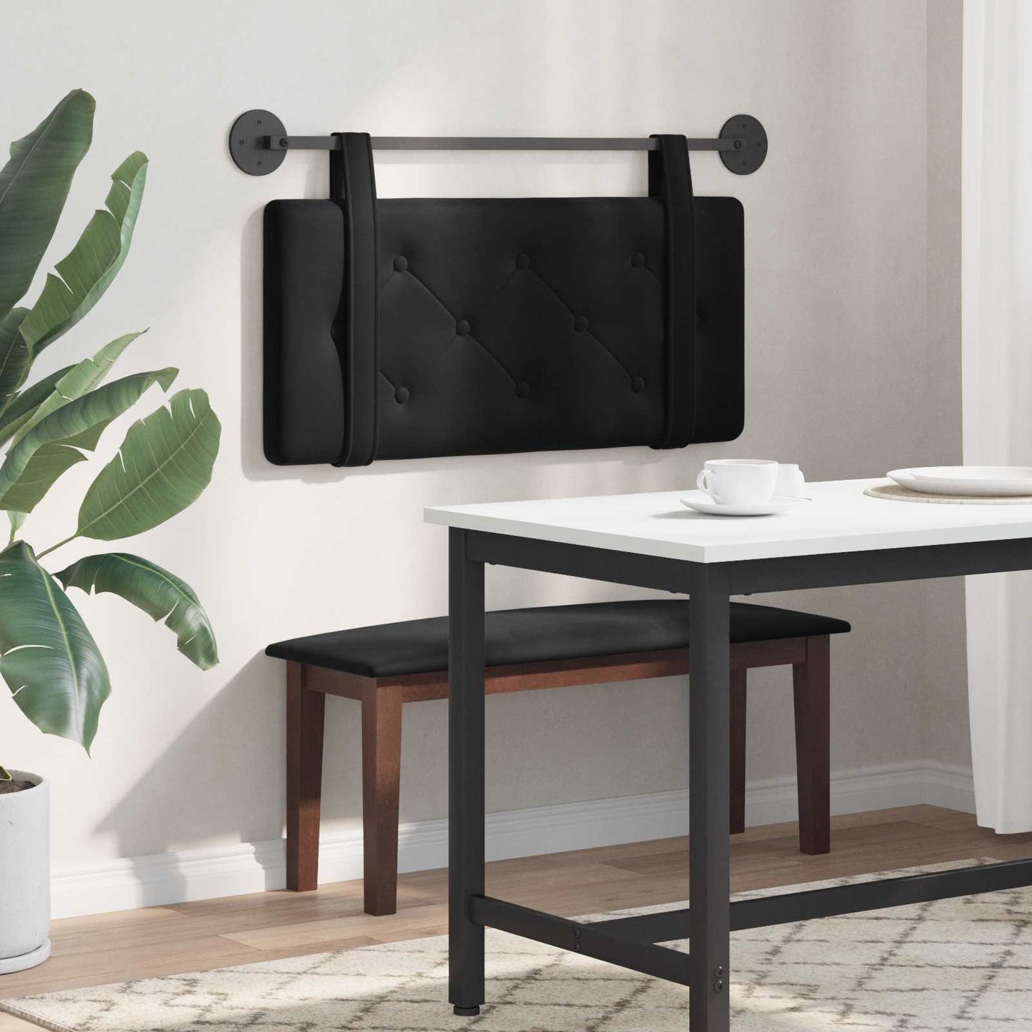 Hængende Hovedgavl Vægmonteret 100 X 55 X 5 Cm Fløjl - Billede 4