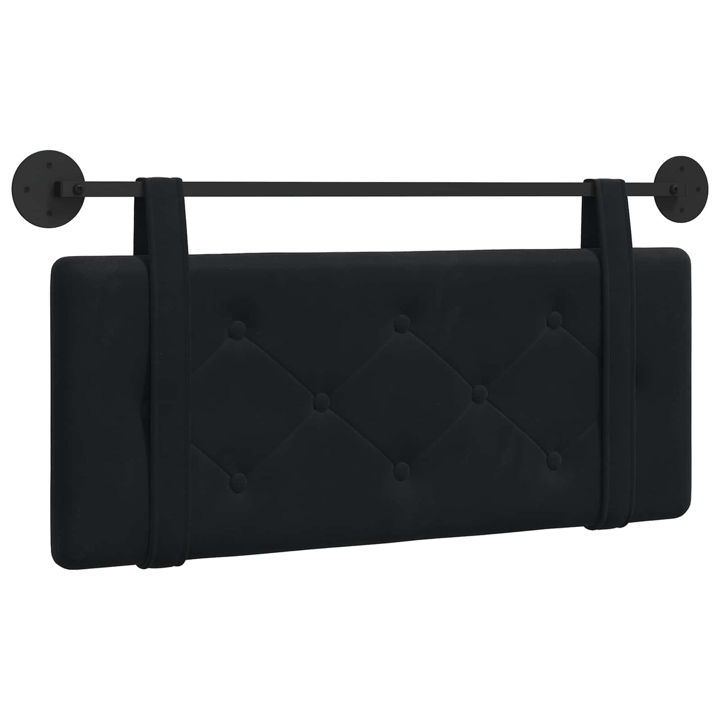 Hængende Hovedgavl Vægmonteret 110 X 55 X 5 Cm Fløjl - Billede 2
