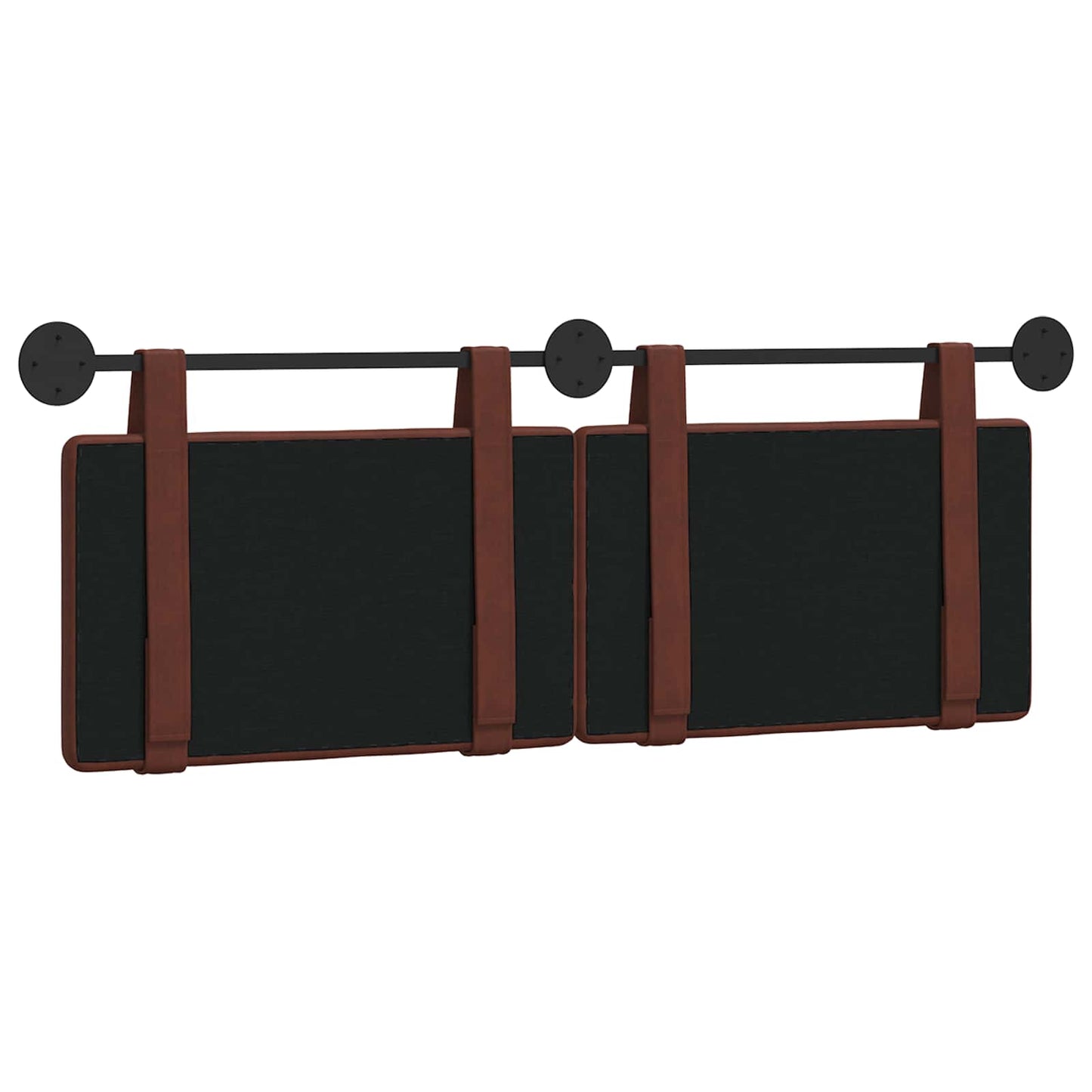 Hængende Hovedgavl Skinnende Brun 130 X 55 X 5 Cm Antik Pu - Billede 7