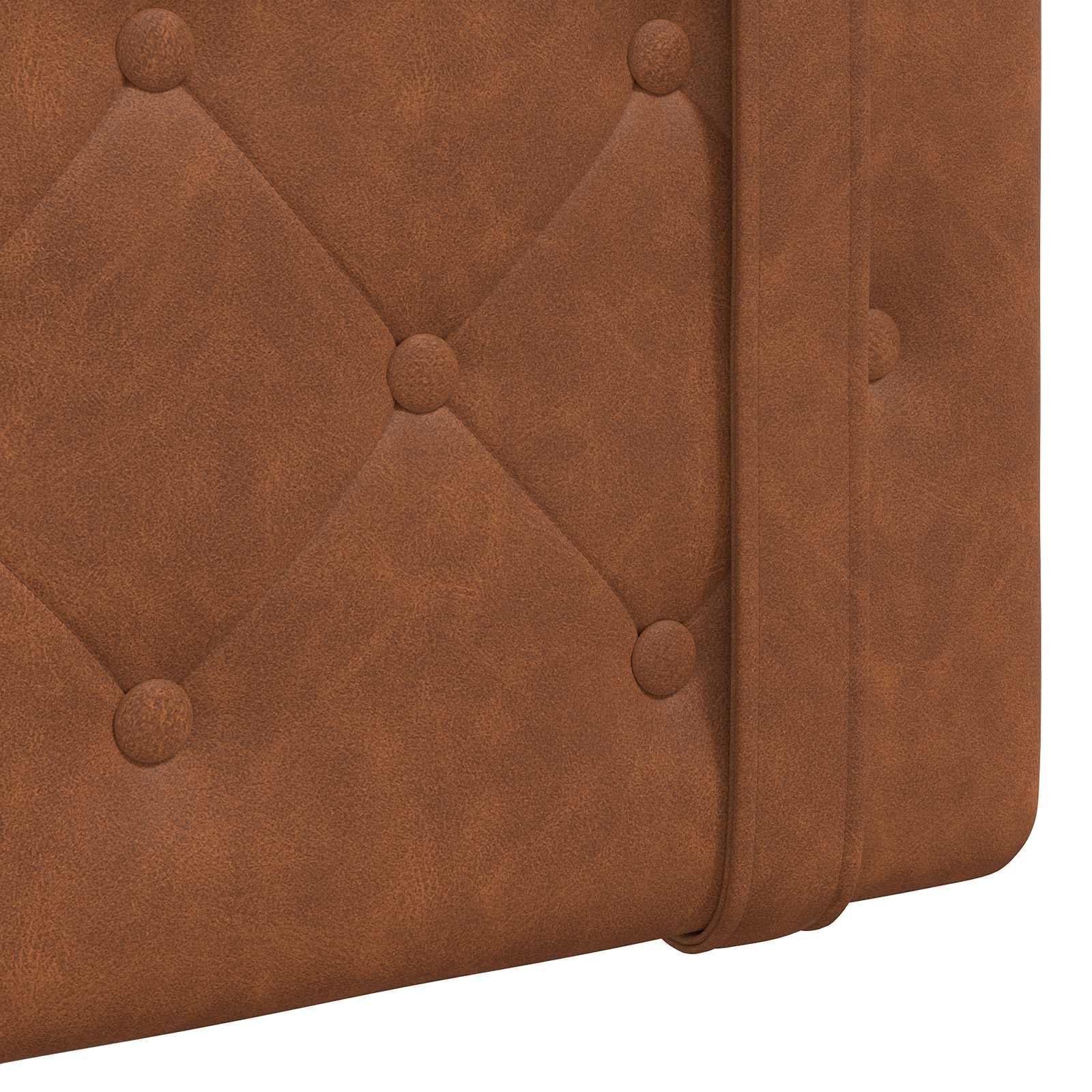 Hængende Hovedgavl Vægmonteret 150 X 55 X 5 Cm Antik Pu - Billede 8