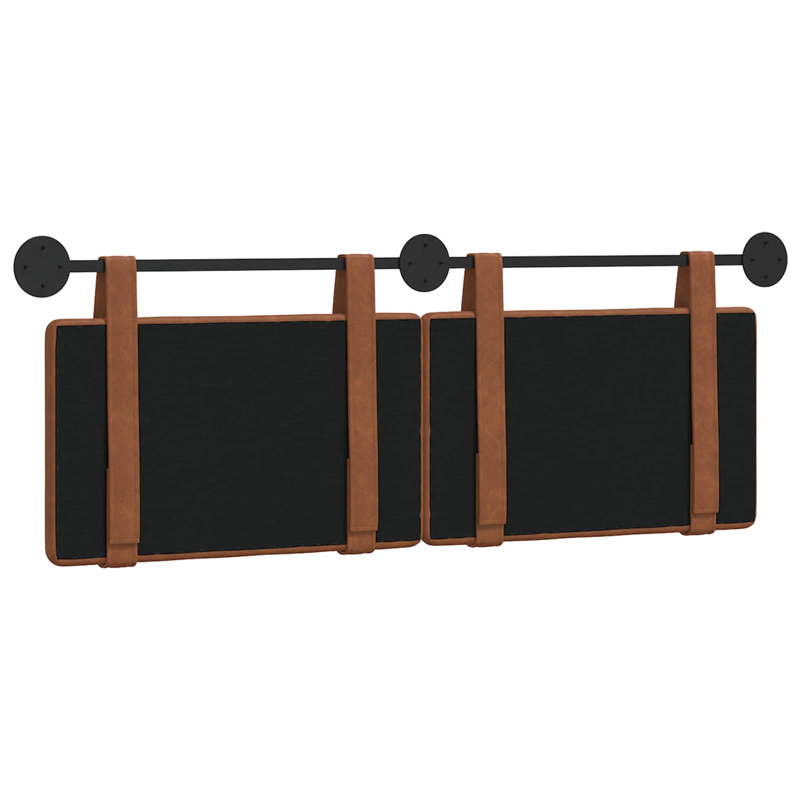 Hængende Hovedgavl Vægmonteret 150 X 55 X 5 Cm Antik Pu - Billede 7