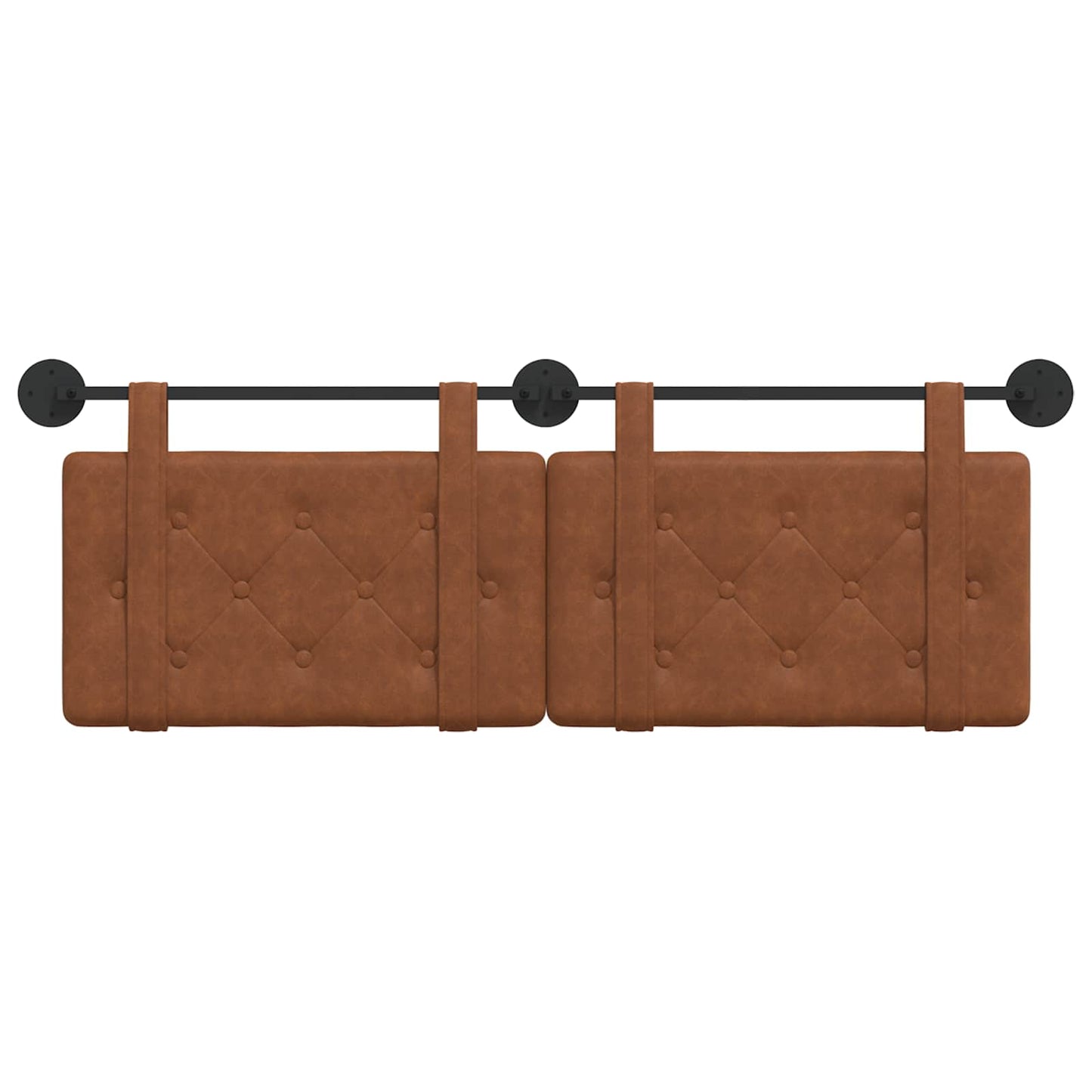 Hængende Hovedgavl Vægmonteret 150 X 55 X 5 Cm Antik Pu - Billede 5