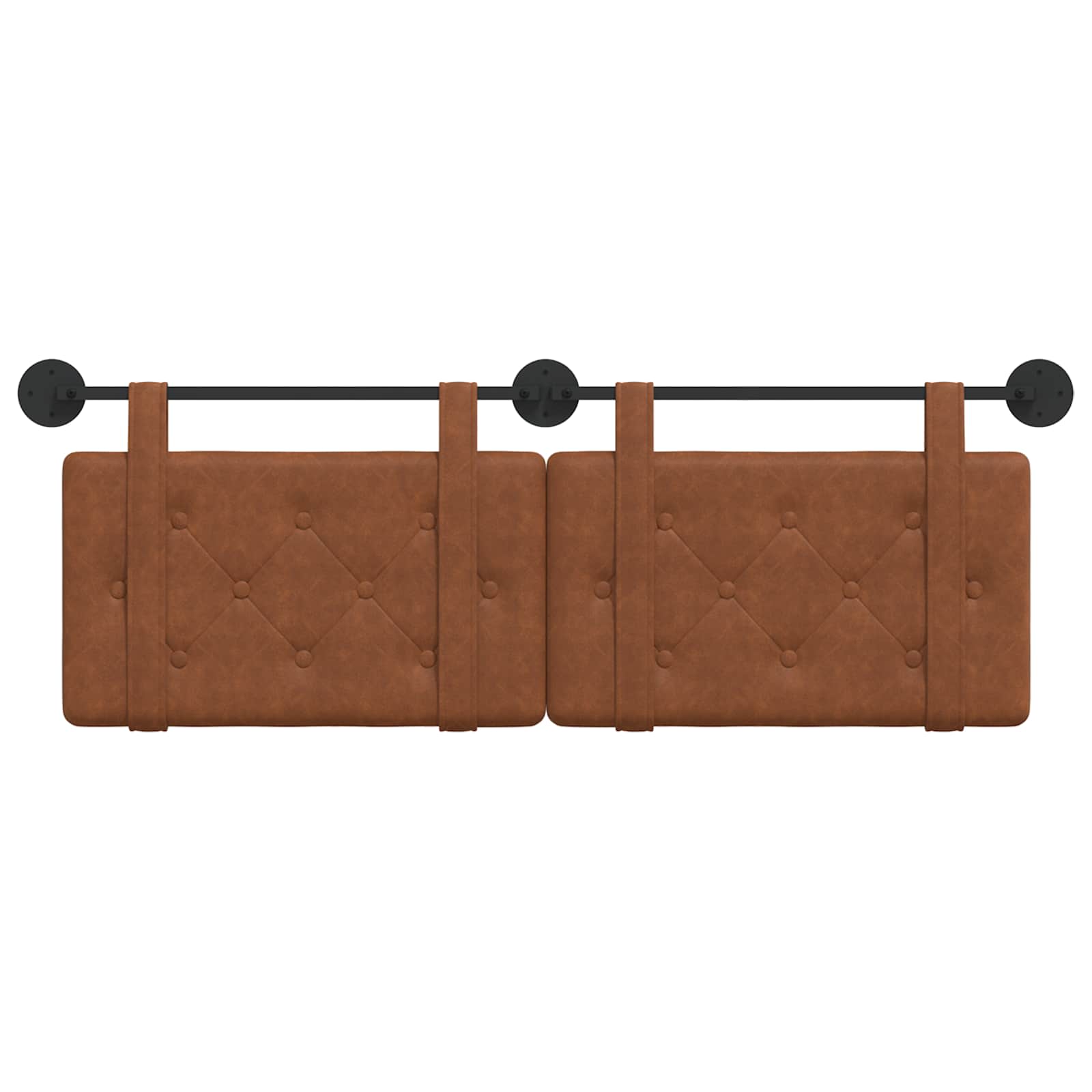 Hængende Hovedgavl Vægmonteret 150 X 55 X 5 Cm Antik Pu - Billede 5