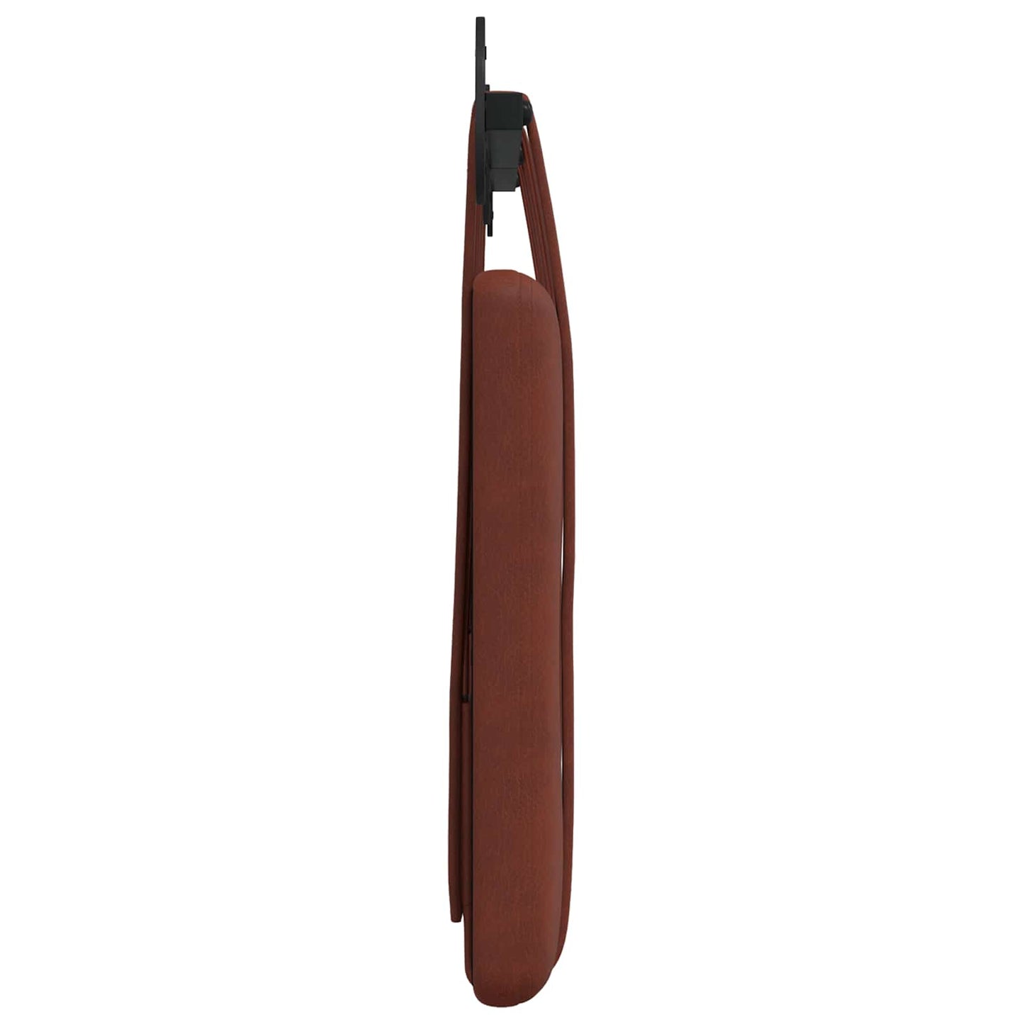 Hængende Hovedgavl Skinnende Brun 150 X 55 X 5 Cm Antik Pu - Billede 6