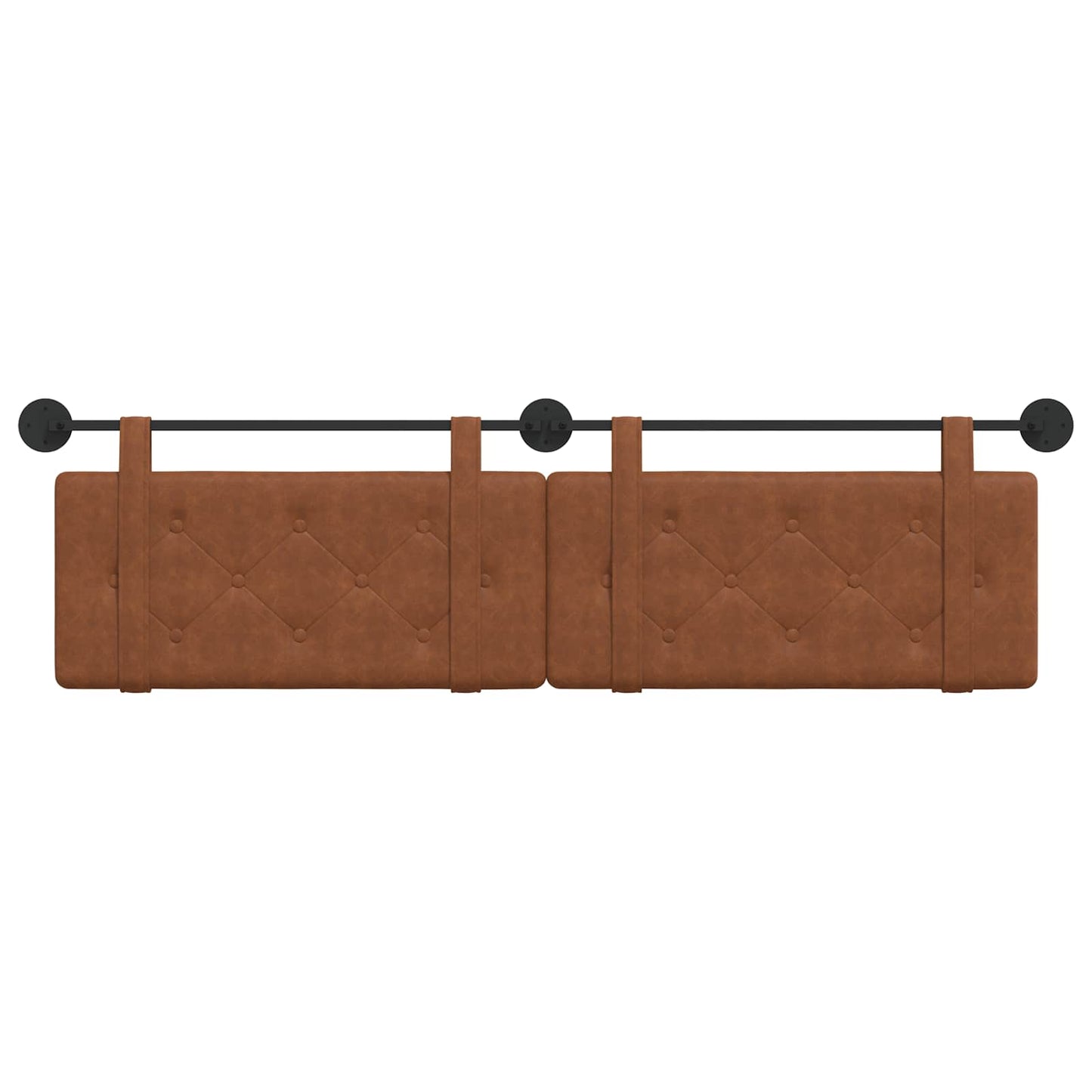 Hængende Hovedgavl Vægmonteret 170 X 55 X 5 Cm Antik Pu - Billede 5