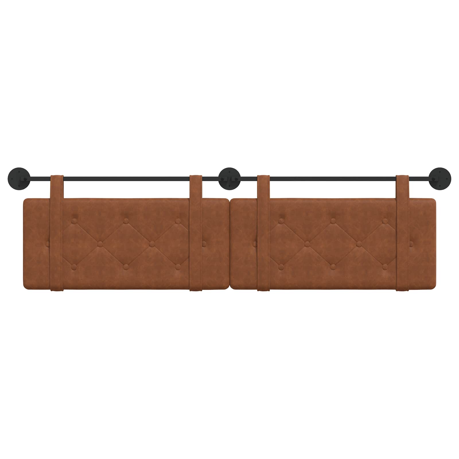 Hængende Hovedgavl Vægmonteret 170 X 55 X 5 Cm Antik Pu - Billede 5