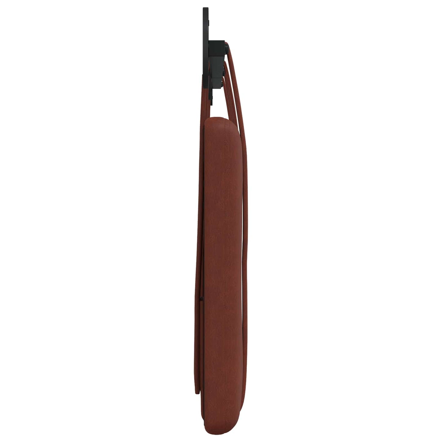 Hængende Hovedgavl Skinnende Brun 170 X 55 X 5 Cm Antik Pu - Billede 6